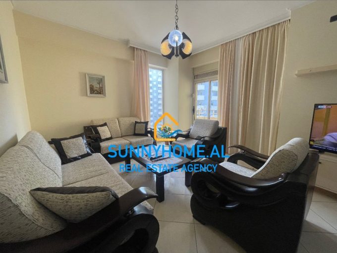 For long-term rent 2+1+2wc+2 balconies near Drita e Dijes School – Vlora (€370/month)