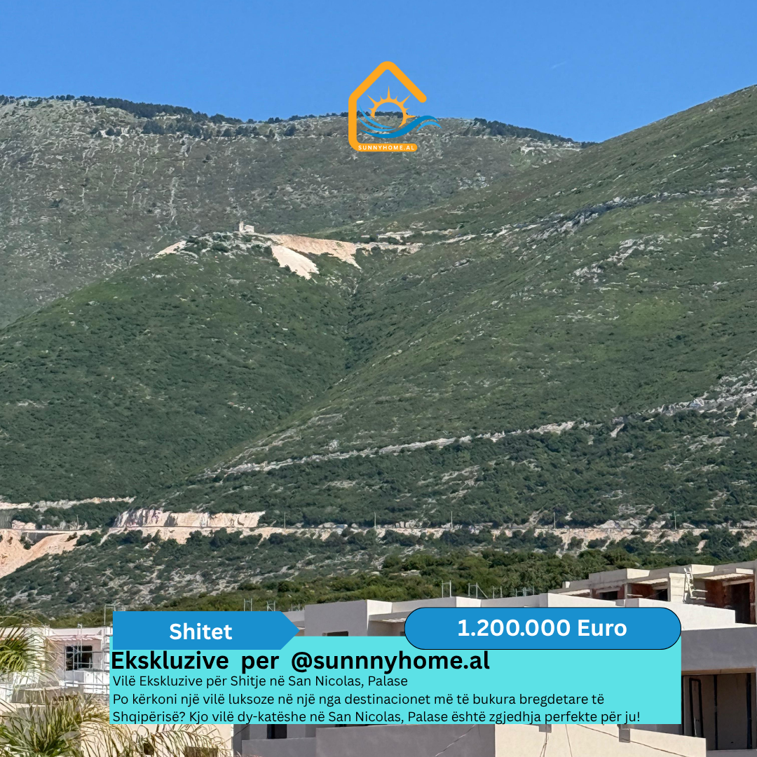 Vilë ekskluzive për shitje në san nicolas, palase po kërkoni një vilë luksoze në një nga destinacionet më të bukura bregdetare të shqipërisë? Kjo vilë dy-katëshe në san nicolas, palase është zgjedhja perfekte për ju!