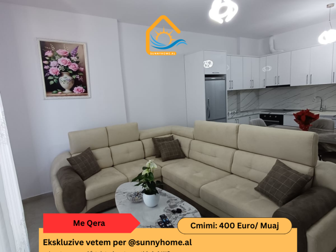 ‼️Exclusive in Vlore @SUNNYHOME.AL ‼️  Long Term Rent Apartment 1+1+1 WC. 📍Near Bolv Oil – Vlore PRICE: 400 Euro/ Month