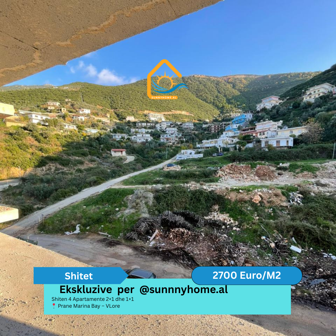 ‼️ ekskluzive ne vlore ‼️ shiten 4 apartamente 2+1 dhe 1+1 prane marina bay – Vlore çmim: 2700 euro/ m²