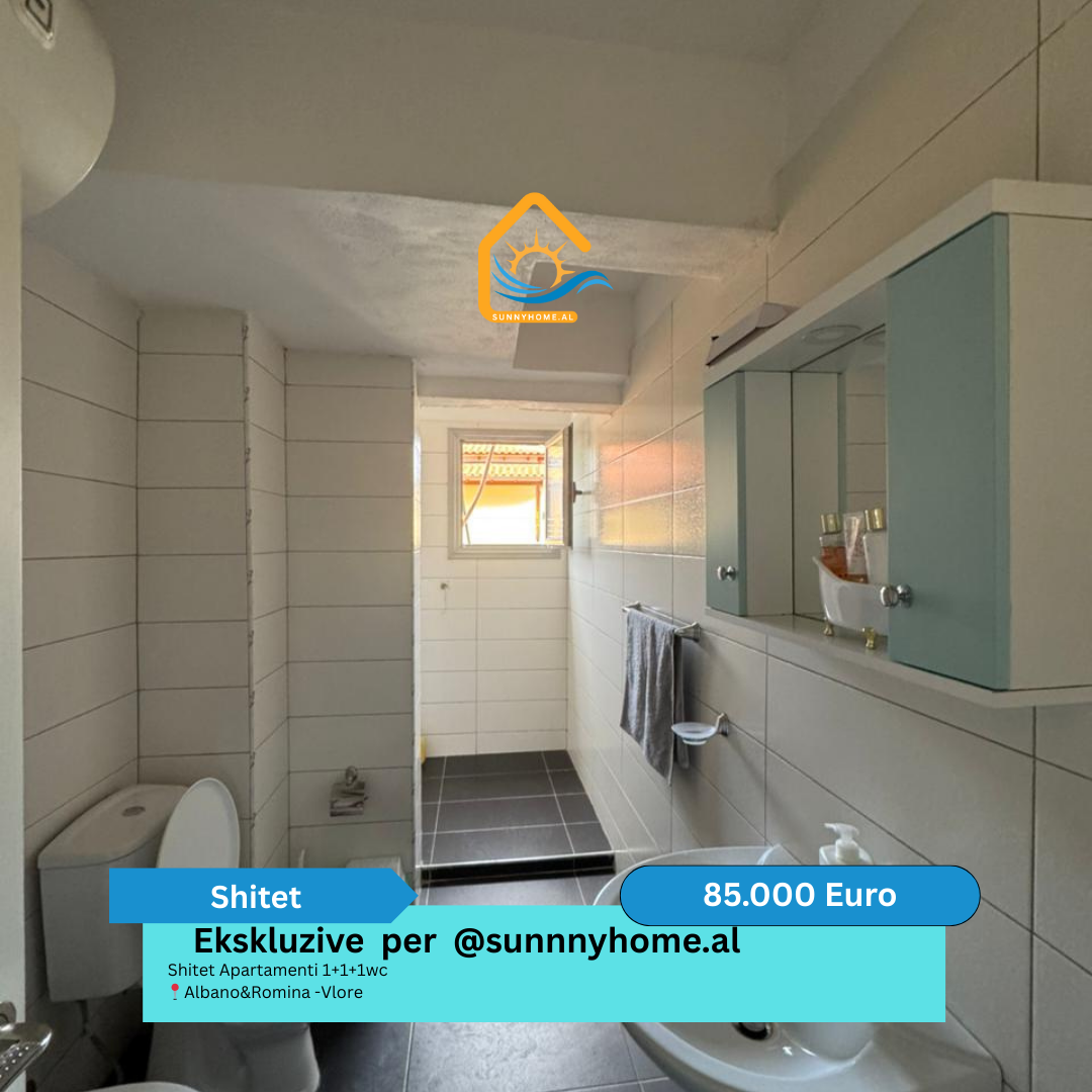 ‼️ esclusivo a vlore per sunnyhome.al ‼️ appartamento in vendita 1+1+1wc albano&romina - vlore prezzo: 85.000 euro