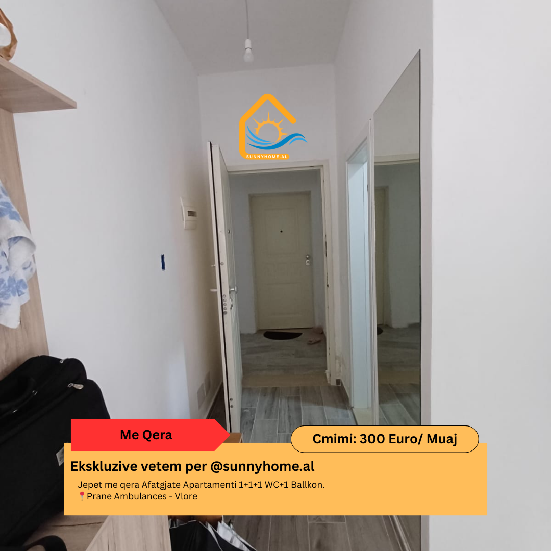 ‼️exklusiv in vlore @sunnyhome.al ‼️ langzeitmiete einer 1+1+1 wc+1 balkon wohnung. In der nähe der ambulanz – Vlore preis: 300 euro/monat (#{i+2})