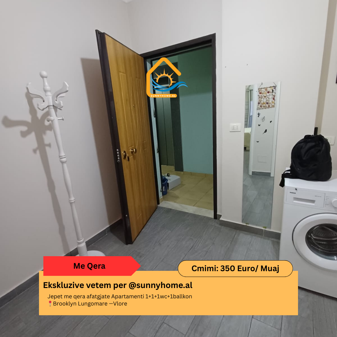 ‼️ exclusive in Vlorë @sunnyhome.al ‼️ long-term rent of a 1+1+1wc+1 balcony apartment brooklyn lungomare — Vlorë price: 350 euro /month (#{i+2})