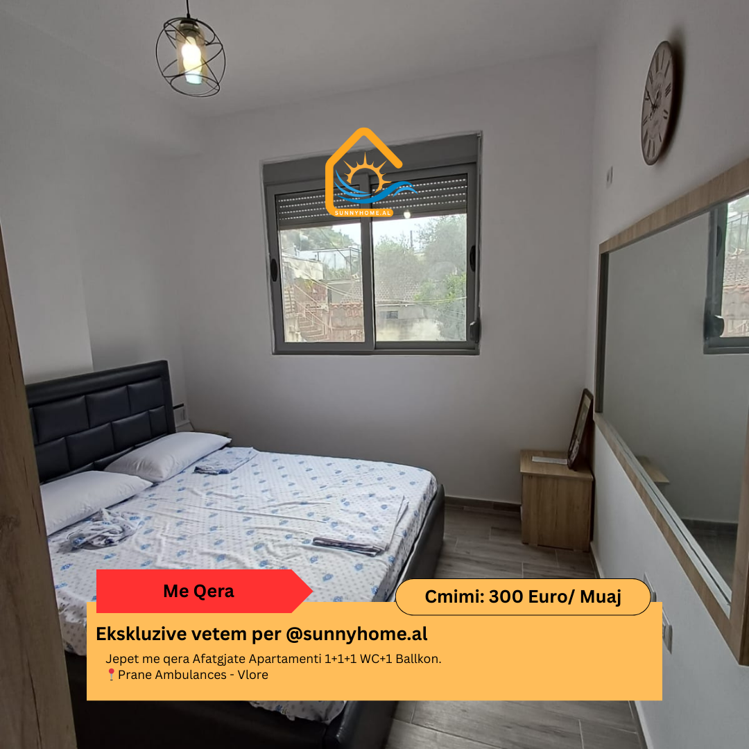 ‼️exklusiv in vlore @sunnyhome.al ‼️ langzeitmiete einer 1+1+1 wc+1 balkon wohnung. In der nähe der ambulanz – Vlore preis: 300 euro/monat (#{i+2})
