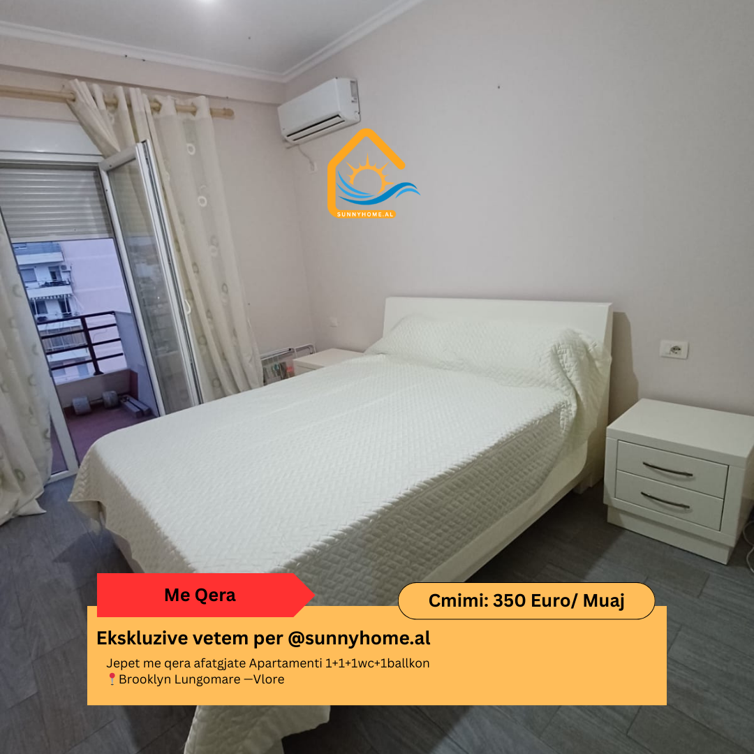 ‼️ exclusive in Vlorë @sunnyhome.al ‼️ long-term rent of a 1+1+1wc+1 balcony apartment brooklyn lungomare — Vlorë price: 350 euro /month (#{i+2})