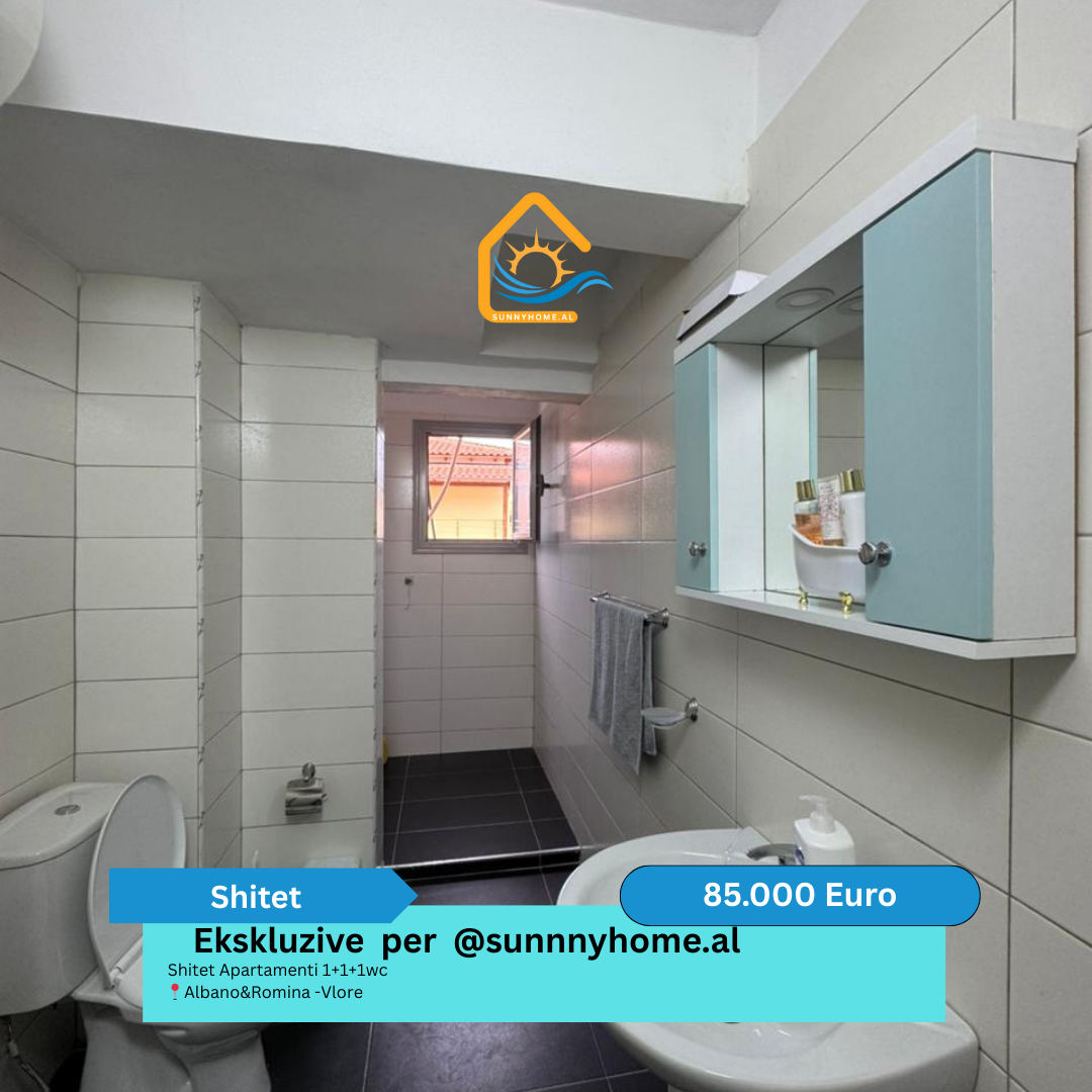 ‼️ esclusivo a vlore per sunnyhome.al ‼️ appartamento in vendita 1+1+1wc albano&romina - vlore prezzo: 85.000 euro
