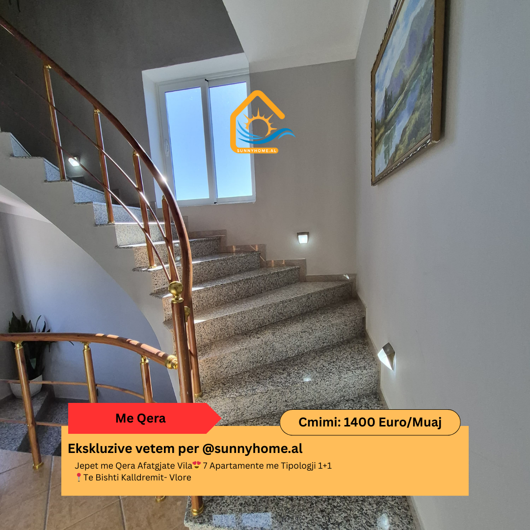 ‼️ ekskluzive ne vlore per @sunnyhome.al ‼️ jepet me qera afatgjate vila 7 apartamente me tipologji 1+1 te bishti kalldremit- vlore cmimi: 1400 euro/muaj (#{i+2})