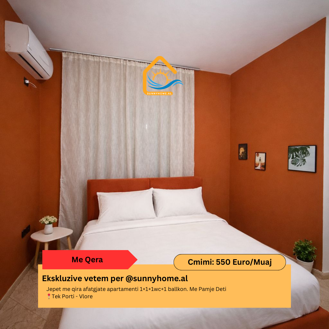 Exclusif pour @sunnyhome.al location longue durée d'un appartement 1+1+1wc+1 balcon vue mer au port – Vlore prix : 550 euro /mois (#{i+2})