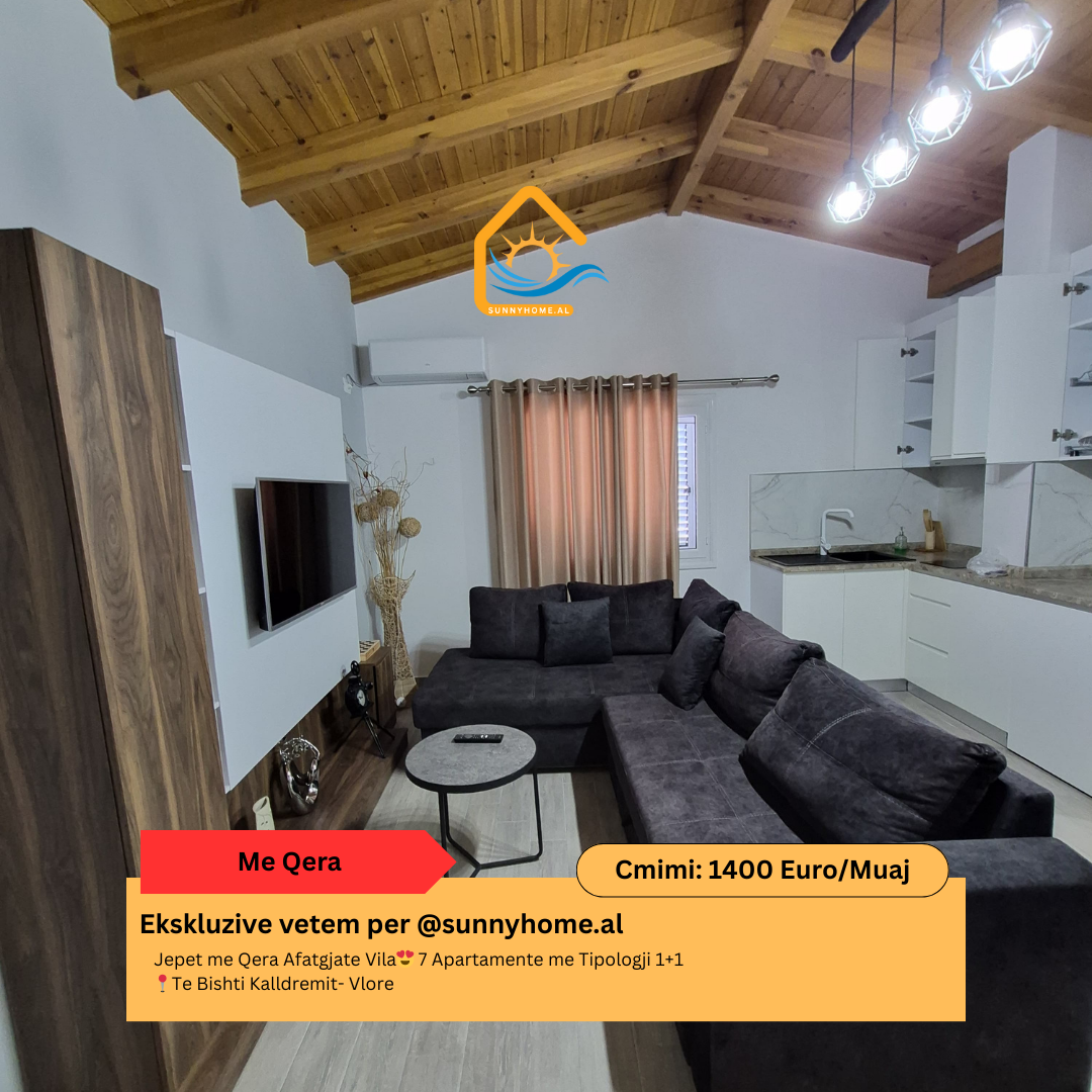 ‼️ ekskluzive ne vlore per @sunnyhome.al ‼️ jepet me qera afatgjate vila 7 apartamente me tipologji 1+1 te bishti kalldremit- vlore cmimi: 1400 euro/muaj (#{i+2})