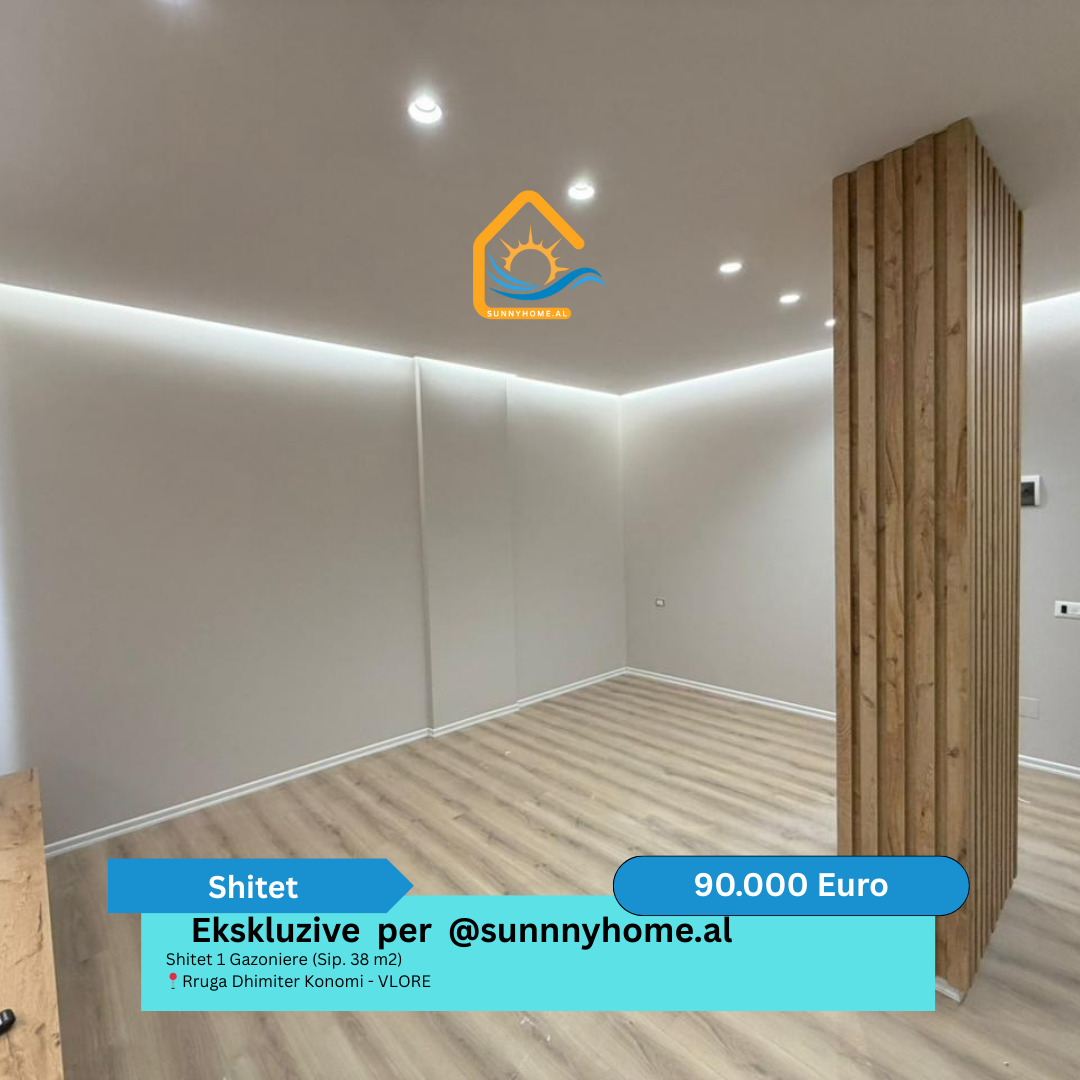 ‼️ exclusivo em Vlorë!! @sunnyhome.al ‼️ venda-se 1 estúdio (área 38 metros quadrados) rua dhimiter konomi – Vlorë preço: 90.000 euros (negociável)