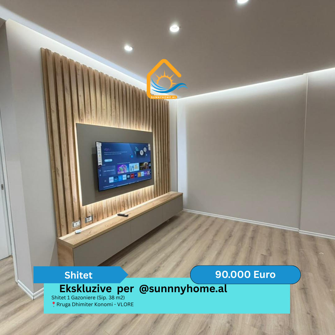 ‼️ exclusivo em Vlorë!! @sunnyhome.al ‼️ venda-se 1 estúdio (área 38 metros quadrados) rua dhimiter konomi – Vlorë preço: 90.000 euros (negociável)