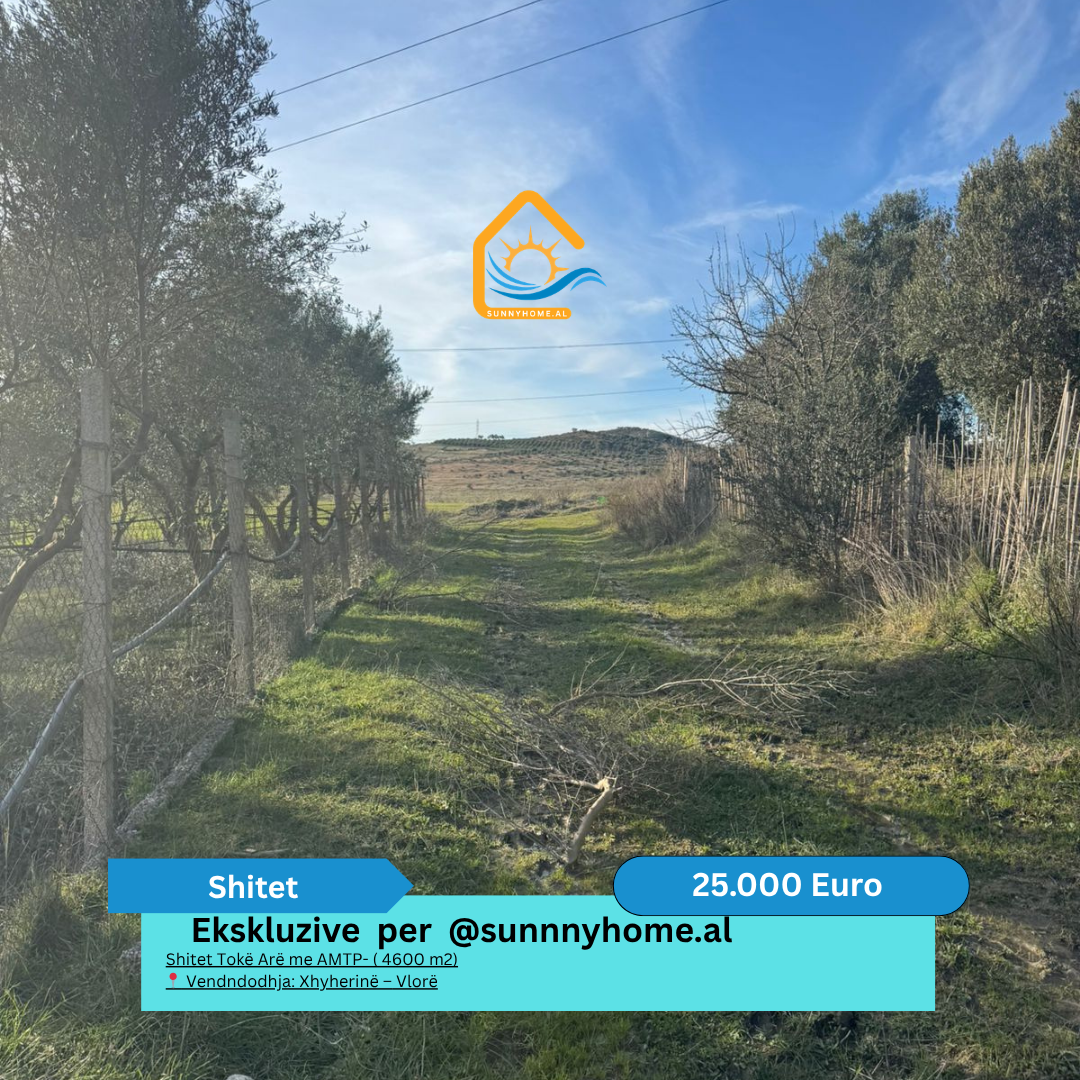 ‼️ exclusivo solo para sunnyhome.al ‼️ terreno en venta con apv - (4600 metros cuadrados) ubicación: Xhyherinë – Vlorë precio: 25,000 euros (#{i+2})