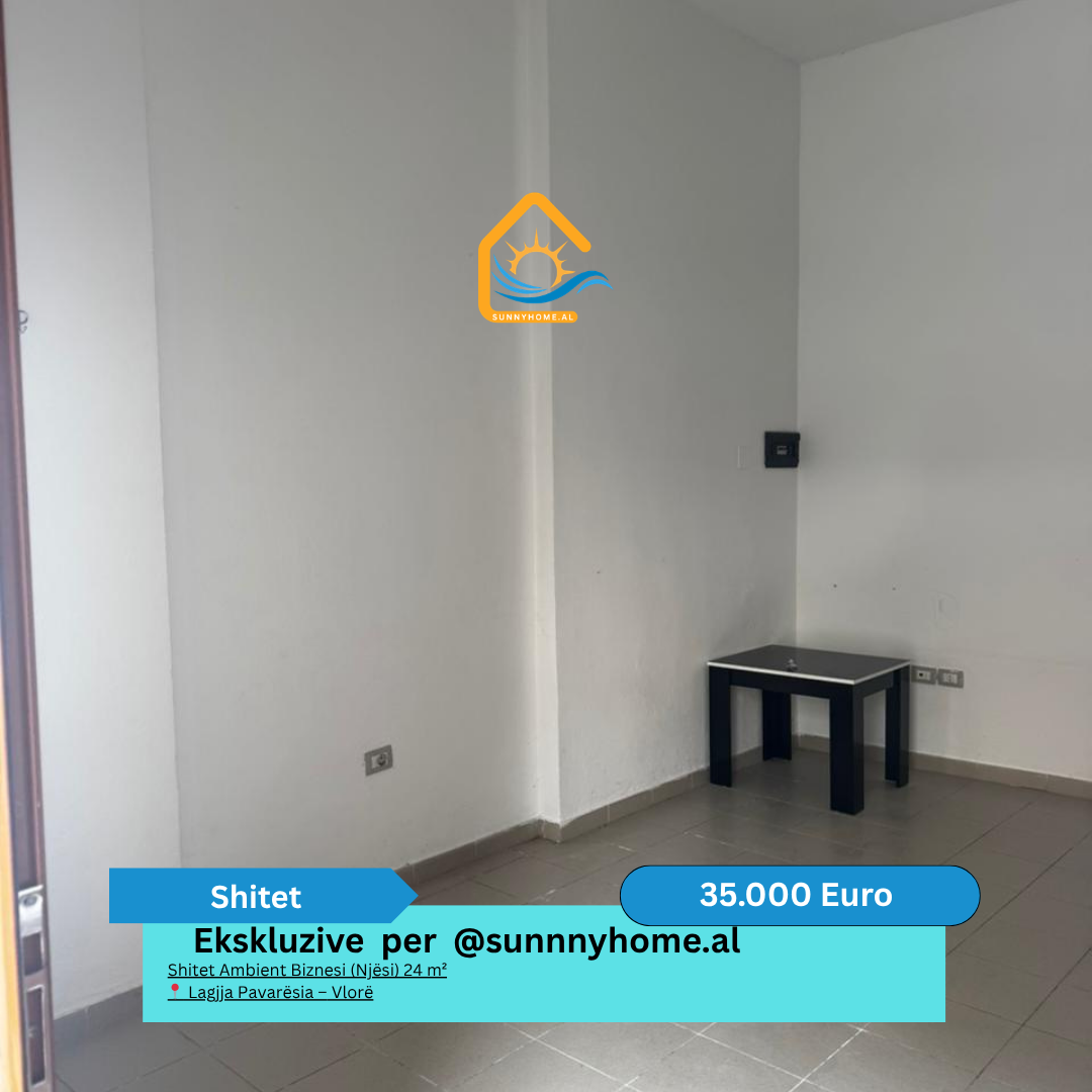 ‼️ ekskluzive vetëm për @sunnyhome.al ‼️ shitet ambient biznesi (njësi) 24 m² lagjja pavarësia – Vlorë çmimi: 35.000 euro (#{i+2})