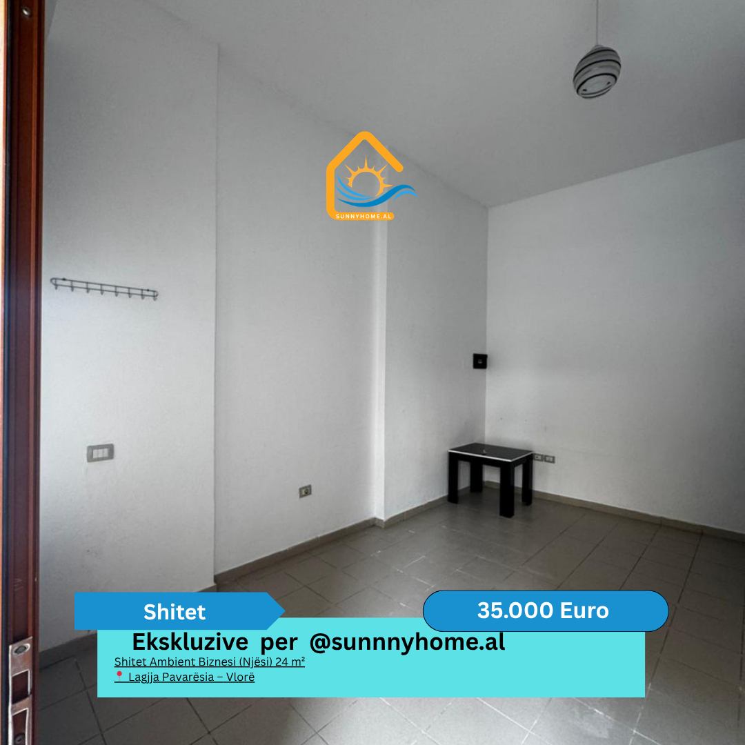 ‼️ ekskluzive vetëm për @sunnyhome.al ‼️ shitet ambient biznesi (njësi) 24 m² lagjja pavarësia – Vlorë çmimi: 35.000 euro (#{i+2})
