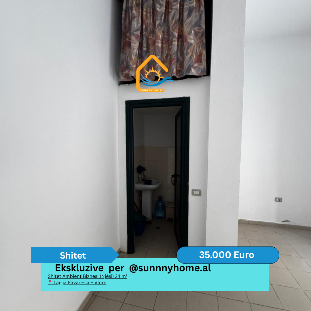 ‼️ ekskluzive vetëm për @sunnyhome.al ‼️ shitet ambient biznesi (njësi) 24 m² lagjja pavarësia – Vlorë çmimi: 35.000 euro (#{i+2})