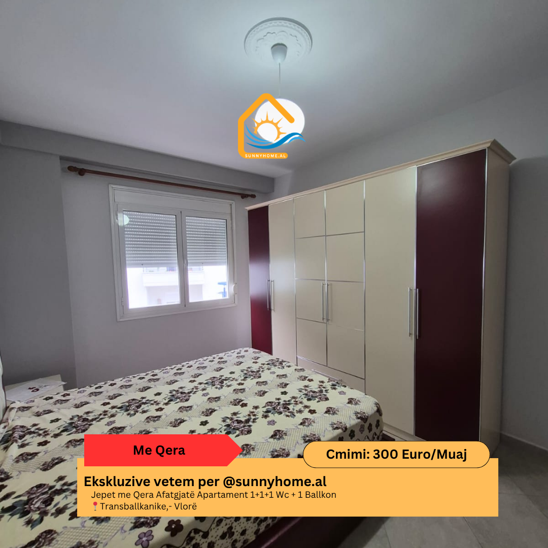 ‼️ exclusive in Vlorë @sunnyhome.al ‼️ long-term rent apartment 1+1+1 wc + 1 balcony transballkanike, Vlorë price: 300 euros / month (#{i+2})