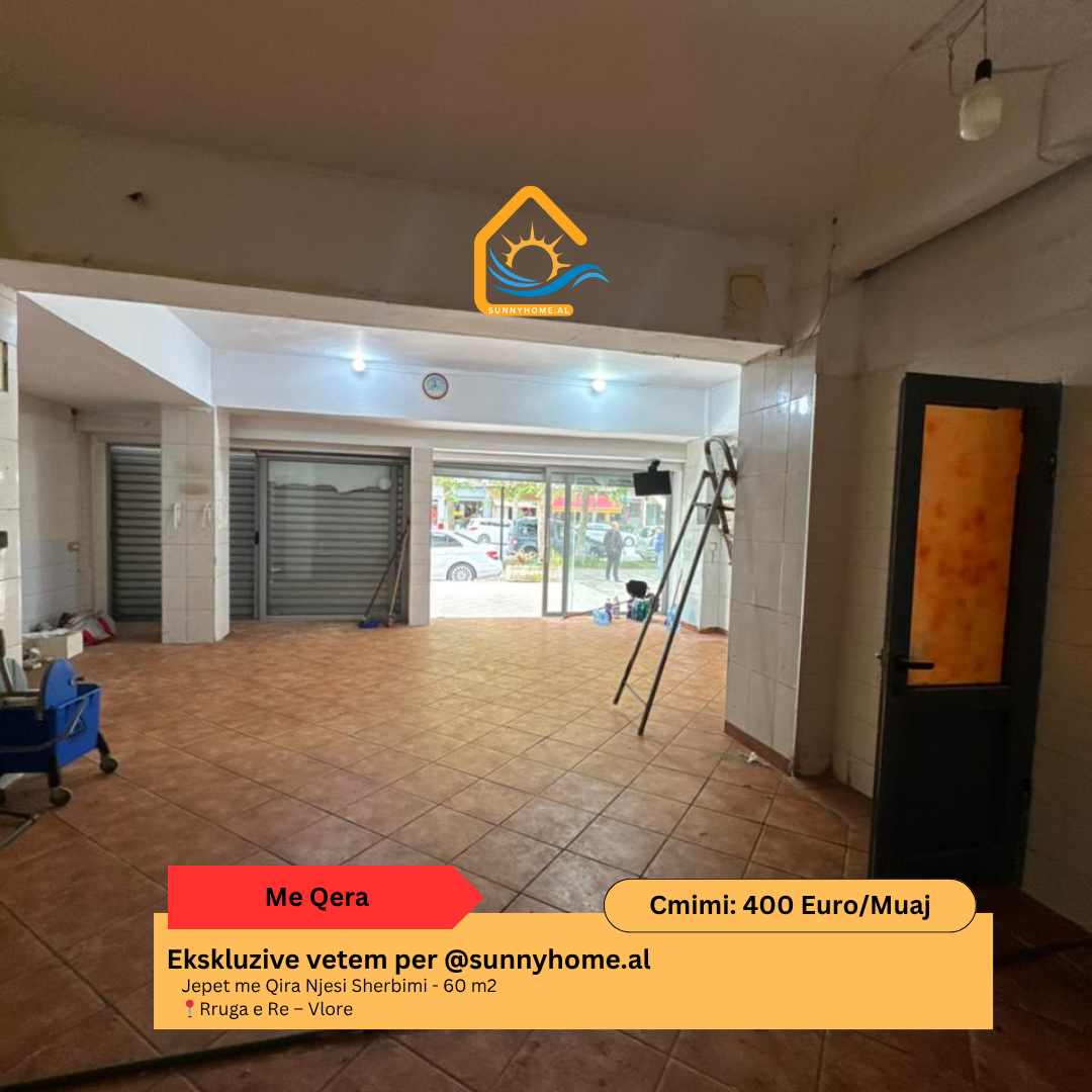 ‼️ ekskluzive ne vlore per @sunnyhome.al ‼️ jepet me qira njesi sherbimi – 60 metra katror rruga e re – Vlore cmimi : 400 euro/ muaj