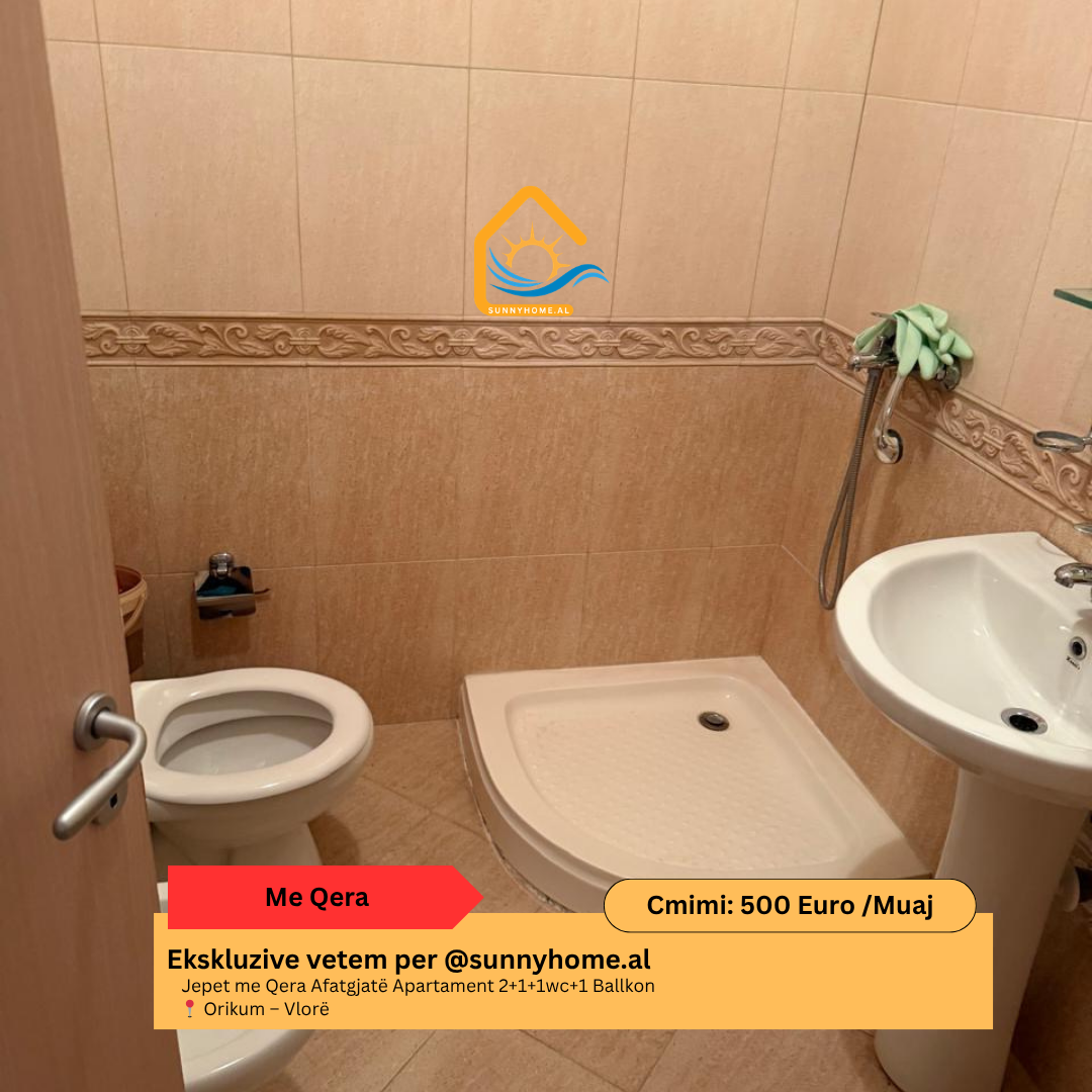 ‼️ exclusive only for @sunnyhome.al ‼️ long-term rent apartment 2+1+1wc+1 balcony orikum – Vlorë price: 500 euro / month