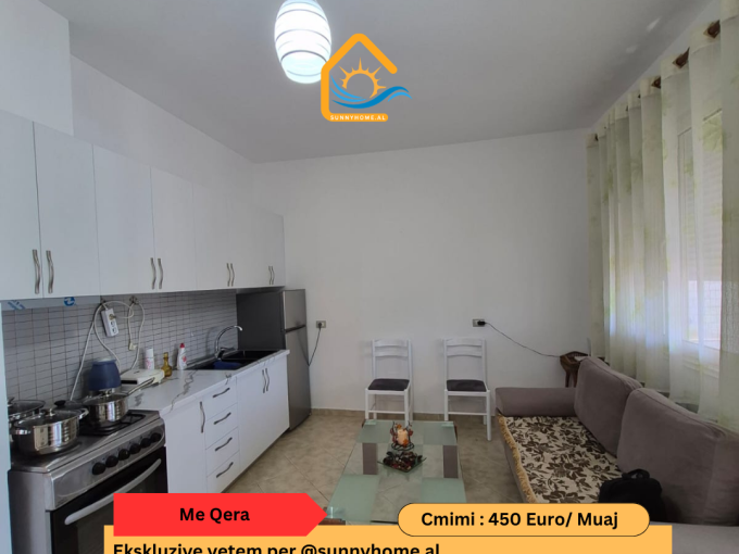 ‼️ Ekskluzive ne Vlore!! @SUNNYHOME.AL ‼️ Jepet me Qira Apartamenti 1+1 – 72 m² 📍 Te Porti, Vlorë Cmimi: 450 Euro / Muaj