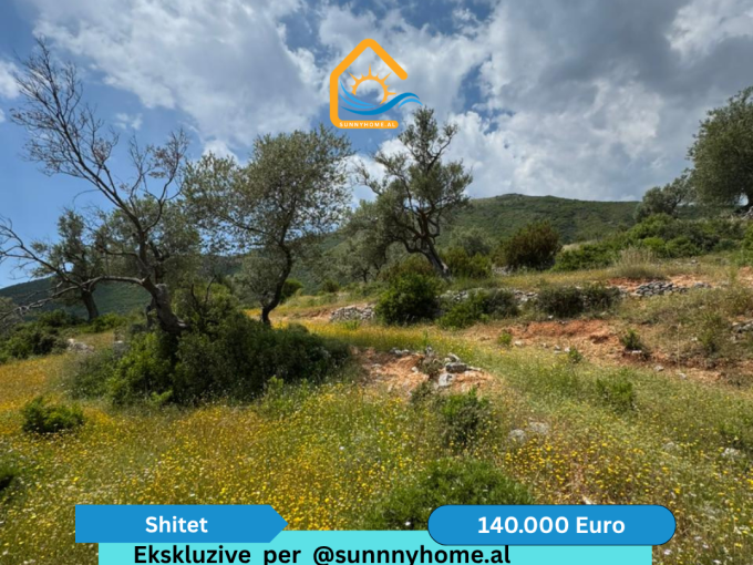 ‼️ Exclusive in Vlore for Sunnyhome.al ‼️  Land for sale Ullishte – 1400 m² 📍 Himare – Vlorë Price: 140,000 Euro