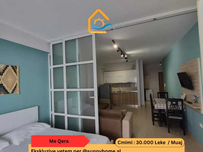 ‼️ EXCLUSIVE IN VLORA @Sunnyhome.al ‼️  Short-term Rental Available – Studio Apartment 📍 Minimali – Vlora Price: 30,000 Lek/Month